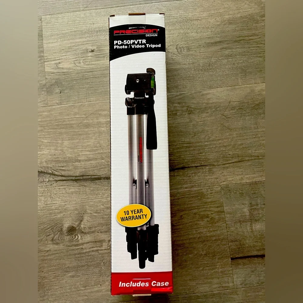 NIB Precision PD-50PVTR photo /video tripod.